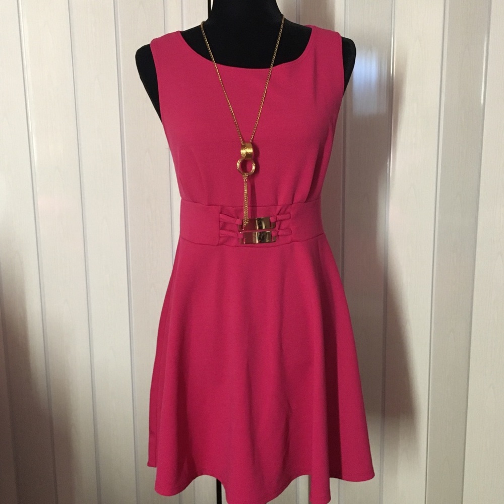Norma Allen Collection Hot pink dress size large